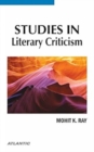 Image for Studies in Literary Criticism