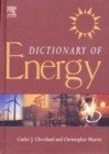 Image for Dictionary of Energy : (South Asia Edition)