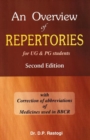Image for Overview of Repertories for UG &amp; PG Students : 2nd Edition