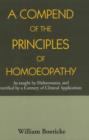 Image for Compend of the Principles Homoeopathy
