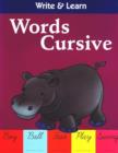 Image for Words Cursive