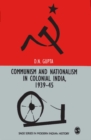 Image for Communism and nationalism in colonial India, 1939-45