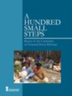 Image for A hundred small steps: report of the Committee on Financial Sector Reforms.