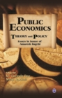 Image for Public economics: theory and policy : essays in honor of Dr. Amaresh Bagchi