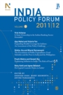 Image for India Policy Forum 2011-12
