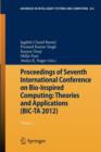 Image for Proceedings of Seventh International Conference on Bio-Inspired Computing: Theories and Applications (BIC-TA 2012) : Volume 2