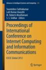 Image for Proceedings of International Conference on Internet Computing and Information Communications