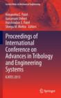 Image for Proceedings of International Conference on Advances in Tribology and Engineering Systems