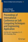 Image for Proceedings of International Conference on Soft Computing Techniques and Engineering Application : ICSCTEA 2013, September 25-27, 2013, Kunming, China