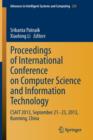 Image for Proceedings of International Conference on Computer Science and Information Technology