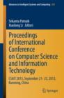 Image for Proceedings of International Conference on Computer Science and Information Technology: CSAIT 2013, September 21-23, 2013, Kunming, China : 255