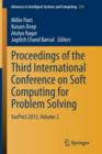 Image for Proceedings of the Third International Conference on Soft Computing for Problem Solving