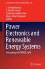 Image for Power Electronics and Renewable Energy Systems