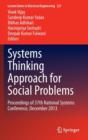 Image for Systems Thinking Approach for Social Problems
