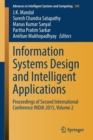Image for Information Systems Design and Intelligent Applications  : proceedings of second international conference India 2015Volume 2