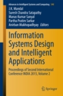 Image for Information Systems Design and Intelligent Applications: Proceedings of Second International Conference INDIA 2015, Volume 2 : 340