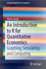 Image for An Introduction to R for Quantitative Economics