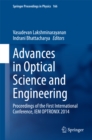 Image for Advances in Optical Science and Engineering: Proceedings of the First International Conference, IEM OPTRONIX 2014