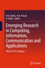 Image for Emerging Research in Computing, Information, Communication and Applications: ERCICA 2015, Volume 1