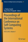 Image for Proceedings of the International Conference on Soft Computing Systems  : ICSCS 2015Volume 1