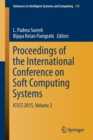 Image for Proceedings of the international conference on soft computing systems  : ICSCS 2015Volume 2