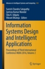 Image for Information Systems Design and Intelligent Applications  : proceedings of Third International Conference INDIA 2016Volume 2