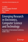 Image for Emerging Research in Electronics, Computer Science and Technology