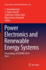 Image for Power Electronics and Renewable Energy Systems