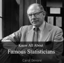 Image for Know All About Famous Statisticians