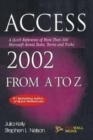 Image for Access 2002 from A to Z