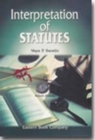 Image for Interpretation of Statutes