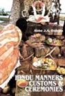 Image for Hindu Manners, Customs and Ceremonies