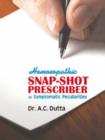 Image for Homoeopathic snap-shot prescriber  : on symptomatic peculiarities