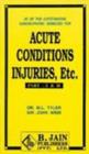Image for Acute Conditions, Injuries, Etc