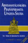 Image for Abhisamayalankara-Prajnaparamita-Upadesa-Sastra