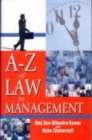Image for A-Z of Law in Management
