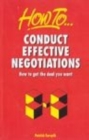 Image for Conduct Effective Negotiations
