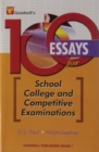 Image for 100 Essays for School College and Competitive Examinations