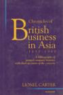 Image for Chronicles of British Business in Asia 1850-1960