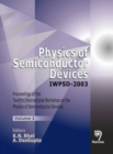 Image for Physics of Semiconductor Devices : IWPSD-2003, Two-Volume Set