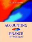 Image for Accounting and Finance for Managers