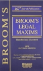Image for Legal Maxims : Classified and Illustrated