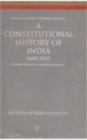 Image for A Constitutional History of India : 1600-1935