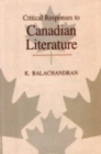 Image for Critical Response to Canadian Literature