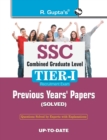 Image for SSC Combined Graduate Level : Previous Years&#39; Papers (solved) with Practice Test Papers (solved) : Staff Selection Commission