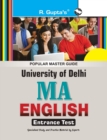 Image for English Entrance Test : M.A. Delhi University : Popular Master Guide