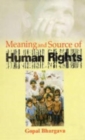Image for Meaning and Source of Human Rights