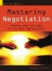 Image for Mastering Negotiation