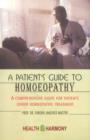 Image for Patient&#39;s Guide to Homoeopathy