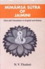 Image for Mimamsa Sutra of Jaimini